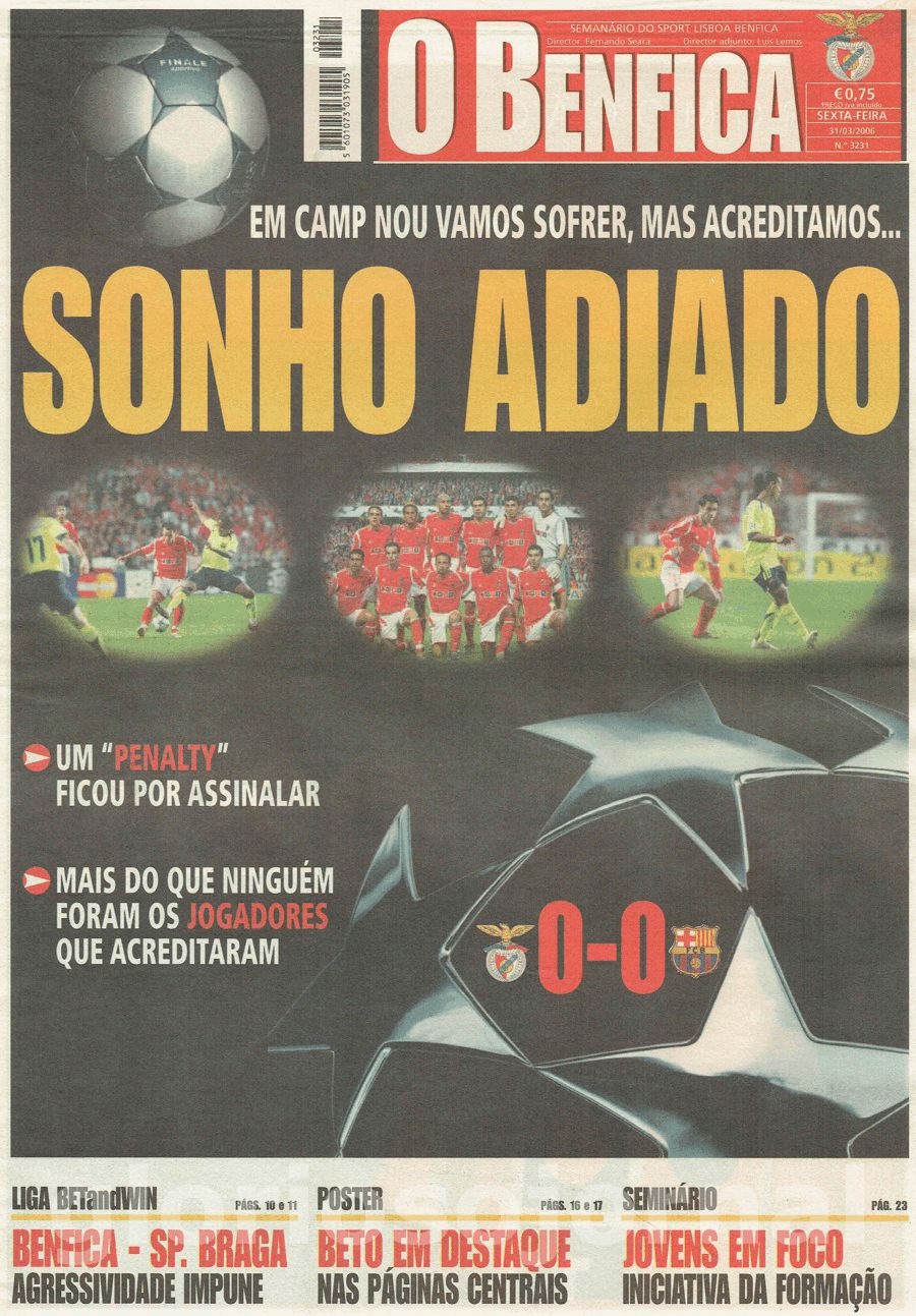 jornal o benfica 3231 2006-03-31